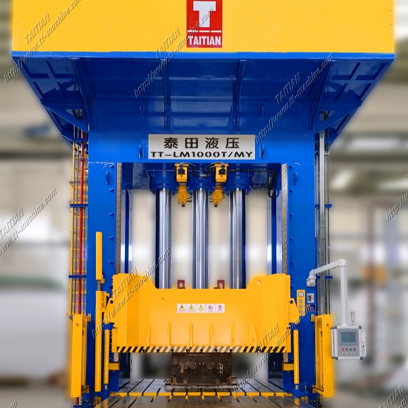 1000TONS Composites Hydraulic Press dla nowej akumulatorów pojazdu energetycznego