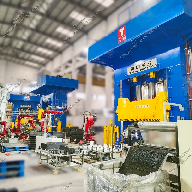 2000TONS Composites Hydraulic Press dla nowej akumulatorów pojazdu energetycznego